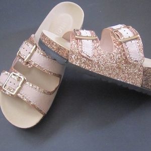 New Rose Gold Sandals